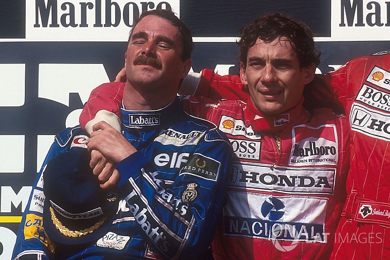 GALERÍA: 25 años del título de Mansell, 'el león británico'