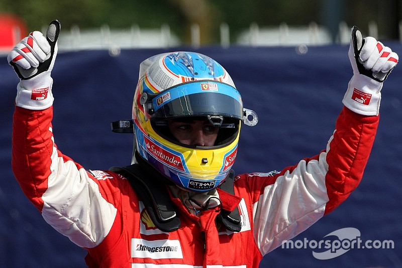Alonso-mesterhármas első ferraris Olasz Nagydíján