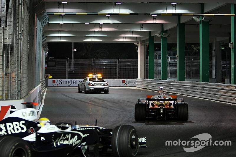 Todos los ganadores y podios del GP de Singapur de F1