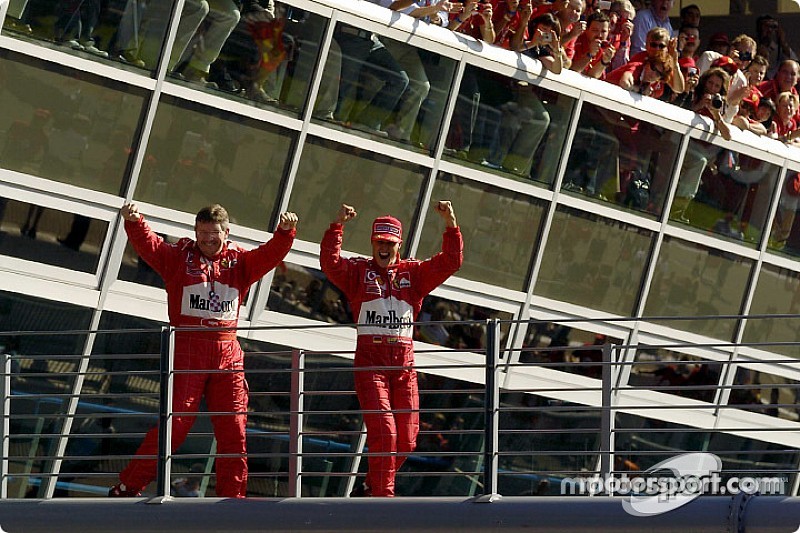 Schumacher-mesterhármas Monzában