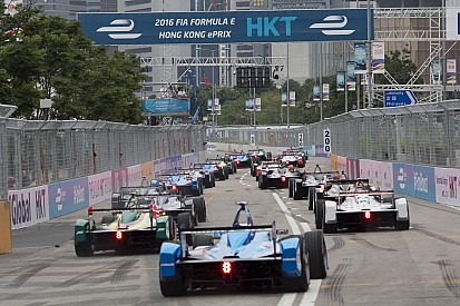 La grille de départ de l'E-Prix de Hong Kong