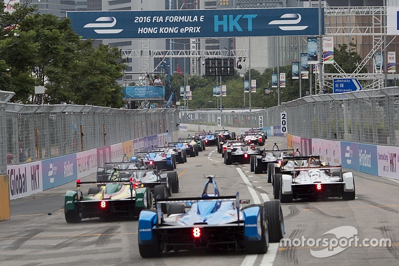 La grille de départ de l'E-Prix de Hong Kong
