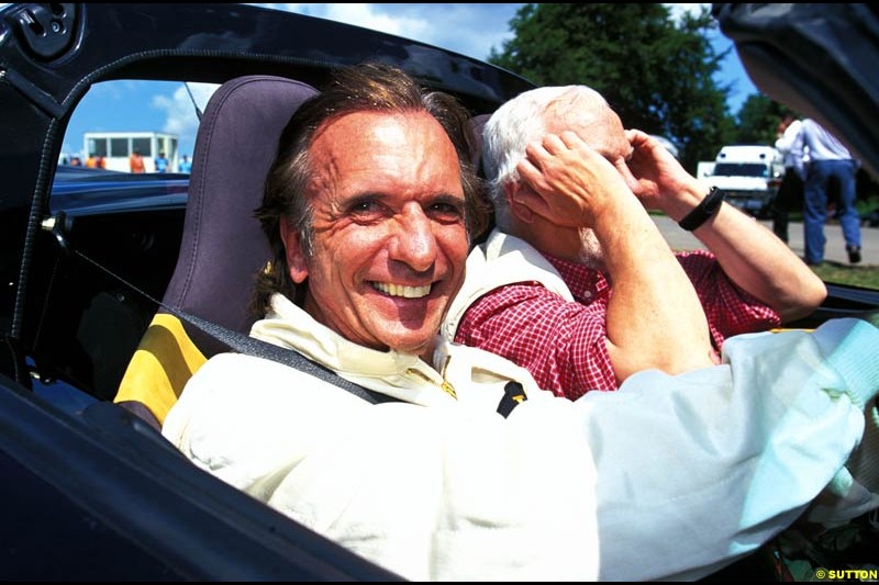 Emerson Fittipaldi, Goodwood Festival of Speed. July 12-14, 2002.