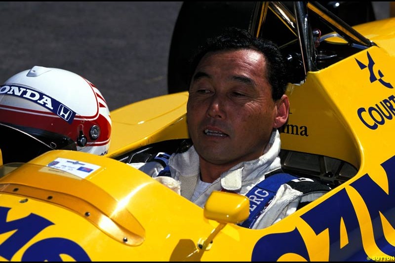 Saturo Nakajima, Lotus Honda 99T, Goodwood Festival of Speed. July 12-14, 2002.