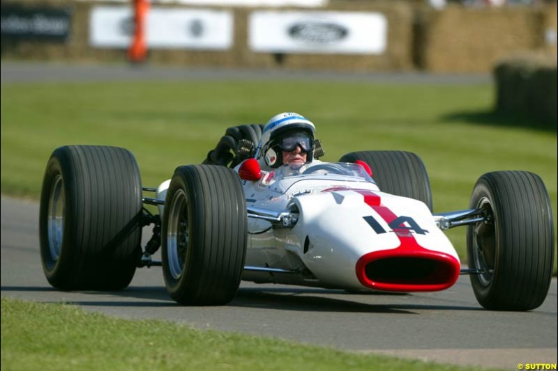 John Surtees, Honda, Goodwood Festival of Speed. July 12-14, 2002.
