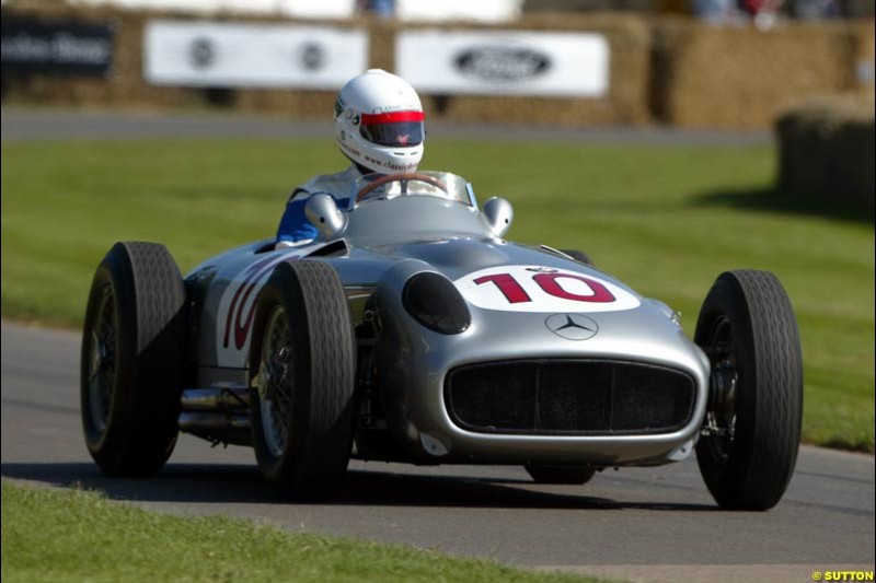 The Mercedes Benz W196, Goodwood Festival of Speed. July 12-14, 2002.