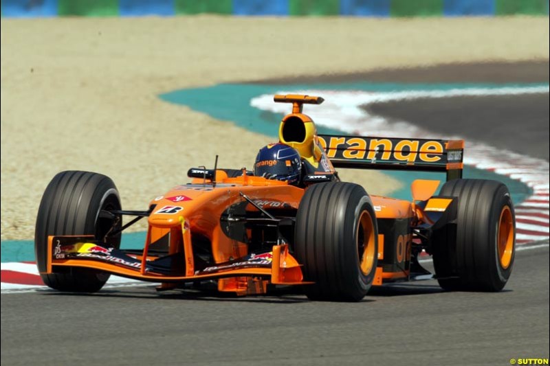 Heinz Harald Frentzen, Arrows, Qualifying, French Grand Prix, Magny Course, France, July 20th 2002.