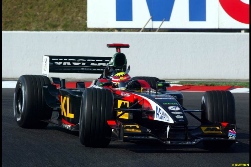 Alex Yoong, Minardi, Qualifying, French Grand Prix, Magny Course, France, July 20th 2002.