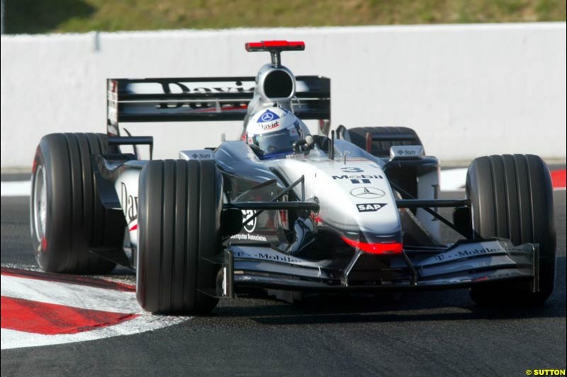 Kimi Raikkonen, McLaren, Qualifying, French Grand Prix, Magny Course, France, July 20th 2002.