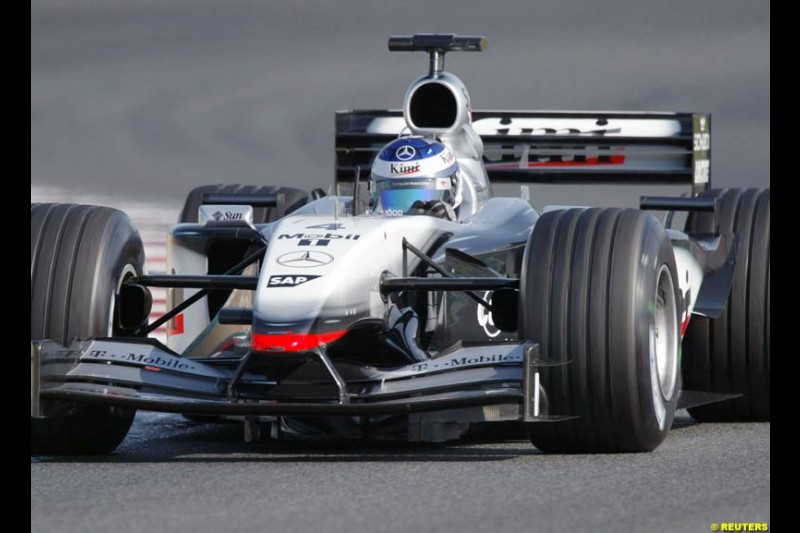 Kimi Raikkonen, McLaren. Qualifying for the French Grand Prix, Magny Cours, France, July 20th 2002.