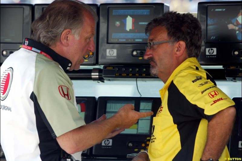 Sunday Morning, French GP, Magny Cours, France, July 21st 2002.