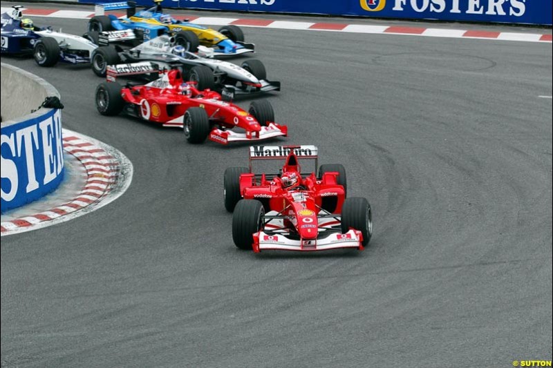 Belgian Grand Prix, Spa-Francorchamps, Belgium, September 1st 2002.