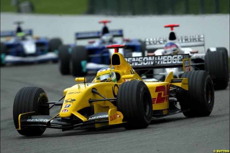 The Midfeld. Belgian Grand Prix, Spa-Francorchamps, Belgium, September 1st 2002.