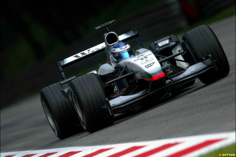 Friday Free Practice. Italian Grand Prix, Monza, Italy. September 13th 2002.