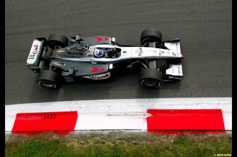 Saturday qualifying, the Italian Grand Prix, Monza, September 14th 2002.