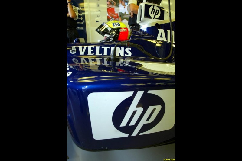 Ralf Schumacher, Williams, during Saturday Free Practice. Italian Grand Prix, Monza, Italy. September 14th 2002.
