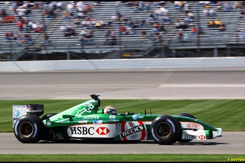 Friday Free Practice, United States GP, Indianapolis, September 27th 2002.