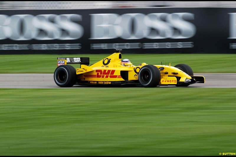 Friday Free Practice, United States GP, Indianapolis, September 27th 2002.
