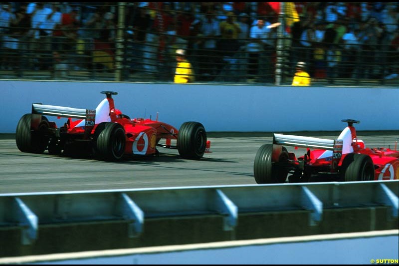 2002 United States GP, Indianapolis Motor Speedway, Sunday, September 29th 2002.