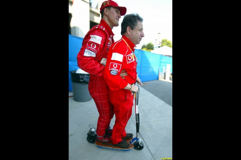 2002 United States GP, Indianapolis Motor Speedway, Sunday, September 29th 2002.