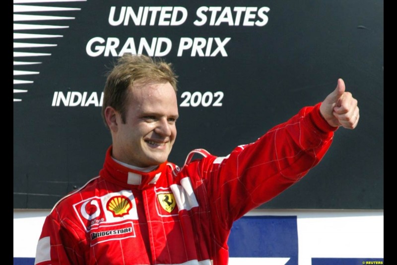 2002 United States GP, Indianapolis Motor Speedway, Sunday, September 29th 2002.