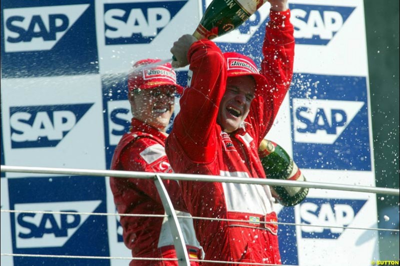 2002 United States GP, Indianapolis Motor Speedway, Sunday, September 29th 2002.