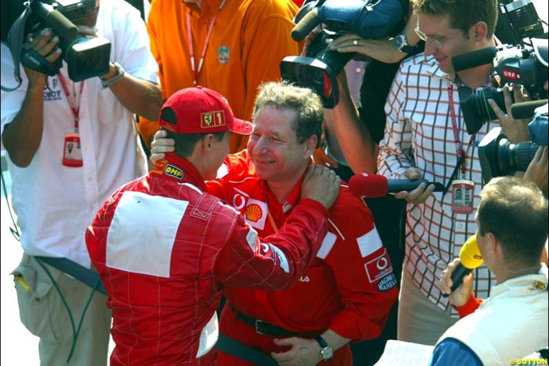 2002 United States GP, Indianapolis Motor Speedway, Sunday, September 29th 2002.