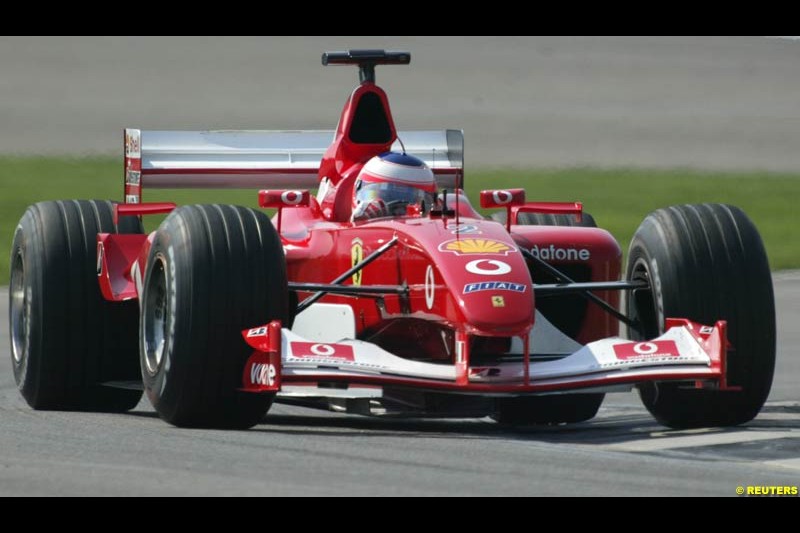 2002 United States GP, Indianapolis Motor Speedway, Sunday, September 29th 2002.