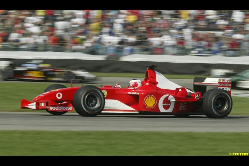 2002 United States GP, Indianapolis Motor Speedway, Sunday, September 29th 2002.