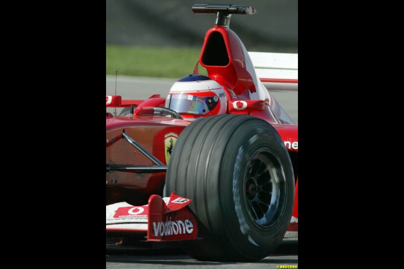 2002 United States GP, Indianapolis Motor Speedway, Sunday, September 29th 2002.