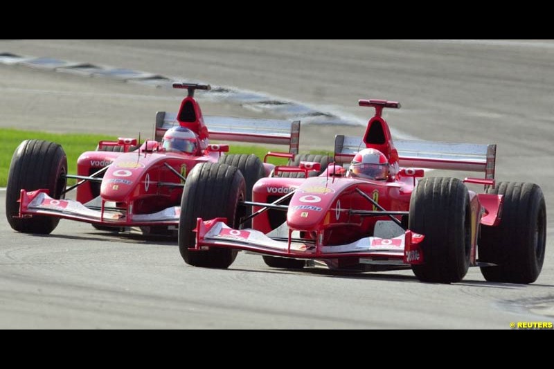2002 United States GP, Indianapolis Motor Speedway, Sunday, September 29th 2002.