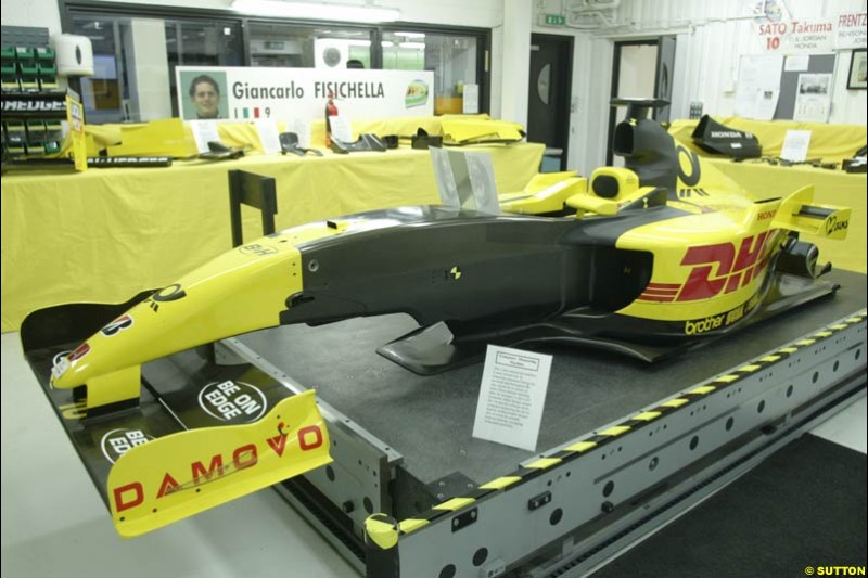 Club Jordan Day, Jordan Factory, Silverstone, England. 26 October 2002.