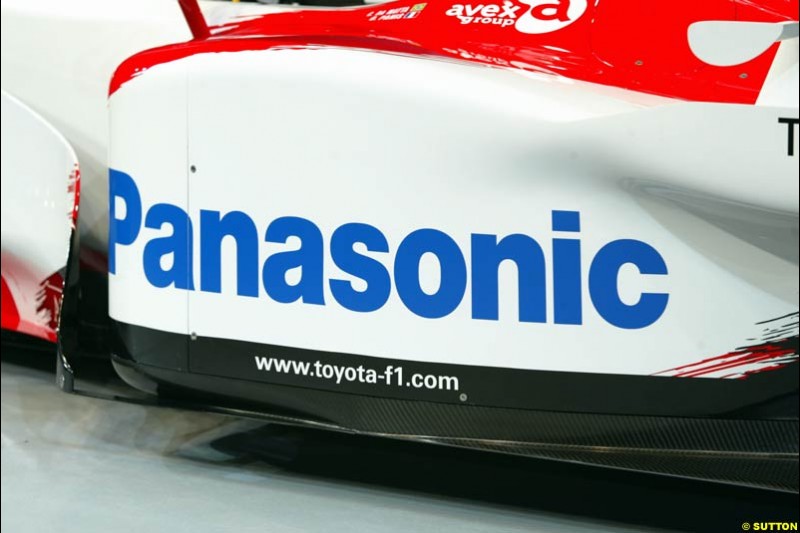 The TF103. Toyota F1 Launch. Circuit Paul Ricard, Le Castellet, France. January 8th 2003.