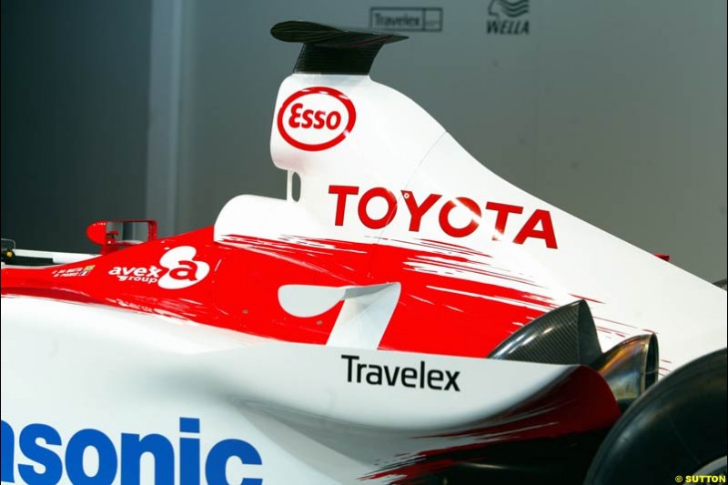 The TF103. Toyota F1 Launch. Circuit Paul Ricard, Le Castellet, France. January 8th 2003.