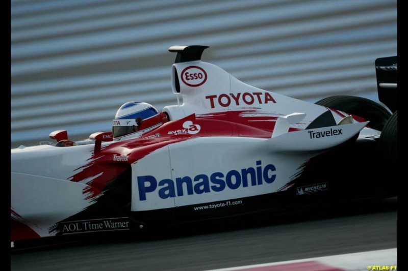 The TF103. Toyota F1 Launch. Circuit Paul Ricard, Le Castellet, France. January 8th 2003.