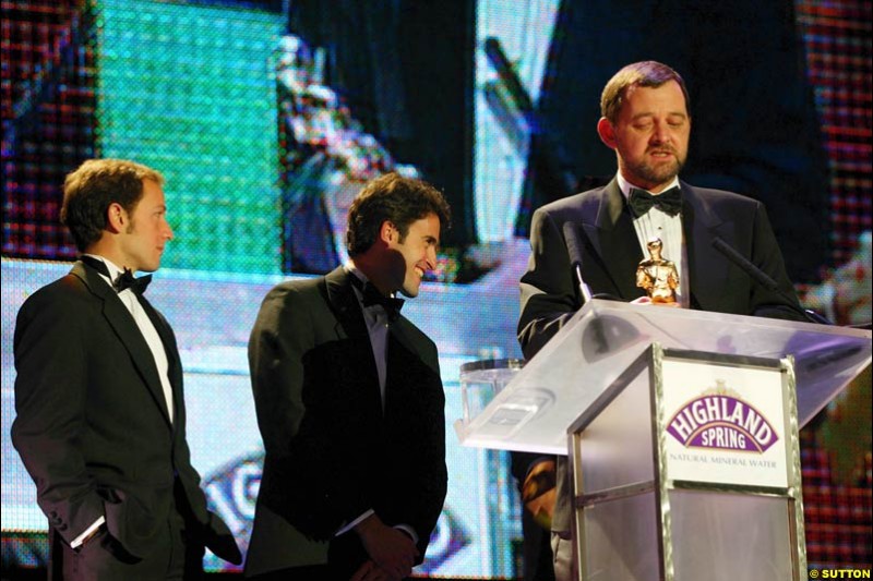 Paul Stoddart. The Grand Prix Ball. Birmingham, England. January 11th 2003.