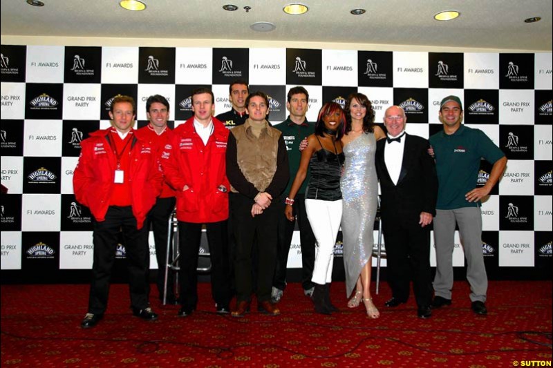 The annual Grand Prix Ball. Birmingham, England. January 11th 2003.