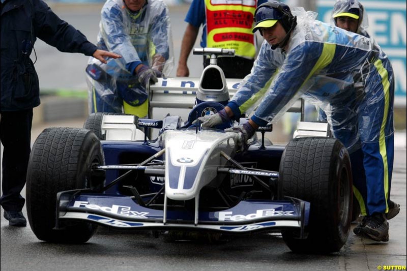 Friday at Interlagos. Brazilian Grand Prix. Sao Paulo, April 4th 2003.