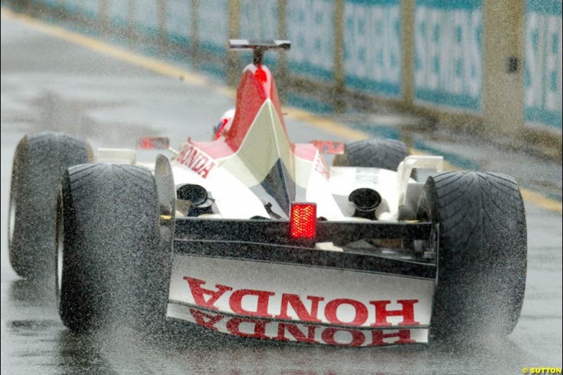 Friday at Interlagos. Brazilian Grand Prix. Sao Paulo, April 4th 2003.