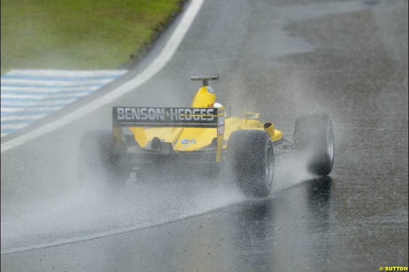 Friday practice for the Brazilian Grand Prix. Interlagos, Sao Paulo. April 4th 2003.
