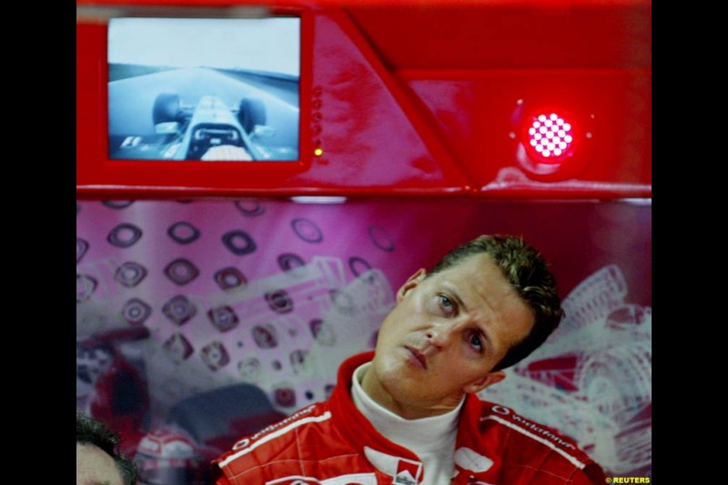 Friday practice for the Brazilian Grand Prix. Interlagos, Sao Paulo. April 4th 2003.