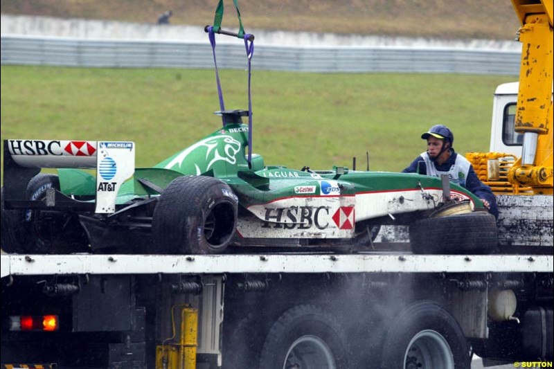 Friday practice for the Brazilian Grand Prix. Interlagos, Sao Paulo. April 4th 2003.
