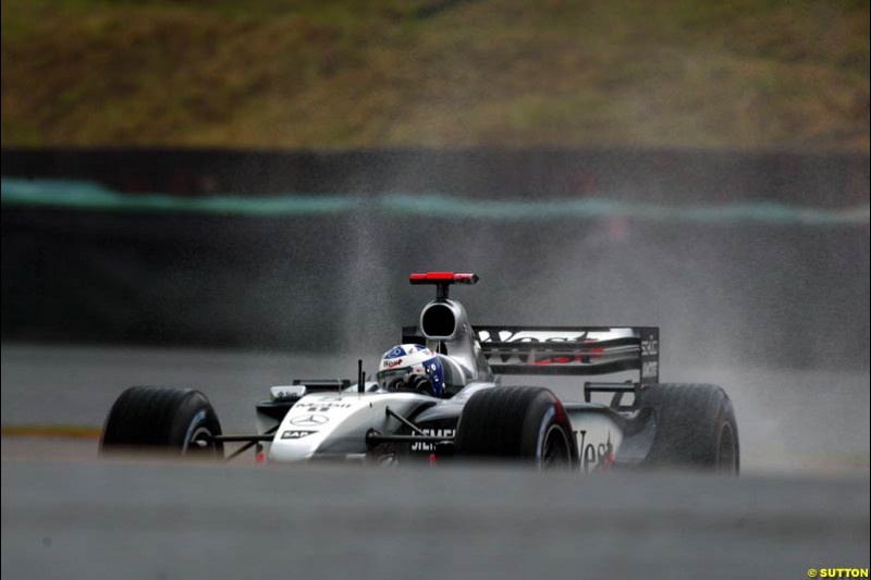 Friday practice for the Brazilian Grand Prix. Interlagos, Sao Paulo. April 4th 2003.
