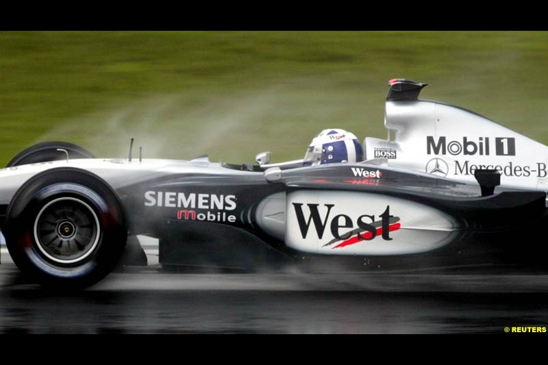 Friday practice for the Brazilian Grand Prix. Interlagos, Sao Paulo. April 4th 2003.
