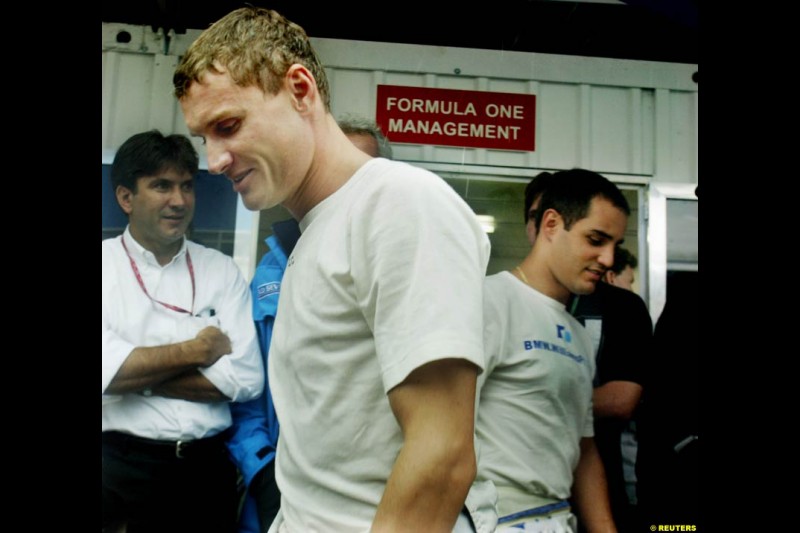 Friday practice for the Brazilian Grand Prix. Interlagos, Sao Paulo. April 4th 2003.
