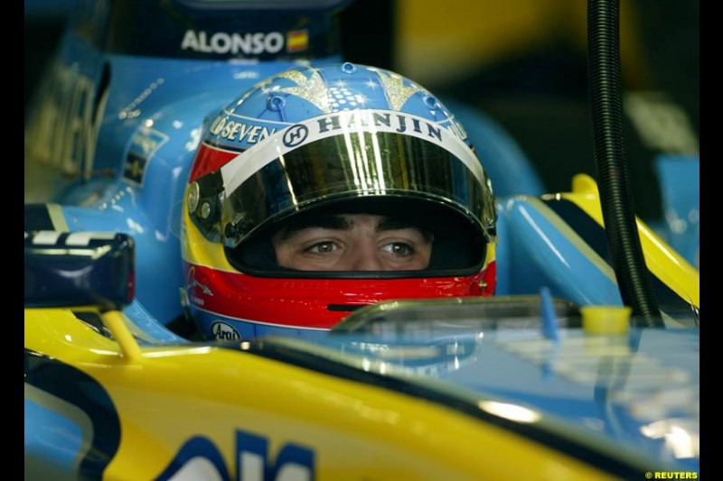 Friday practice for the Brazilian Grand Prix. Interlagos, Sao Paulo. April 4th 2003.