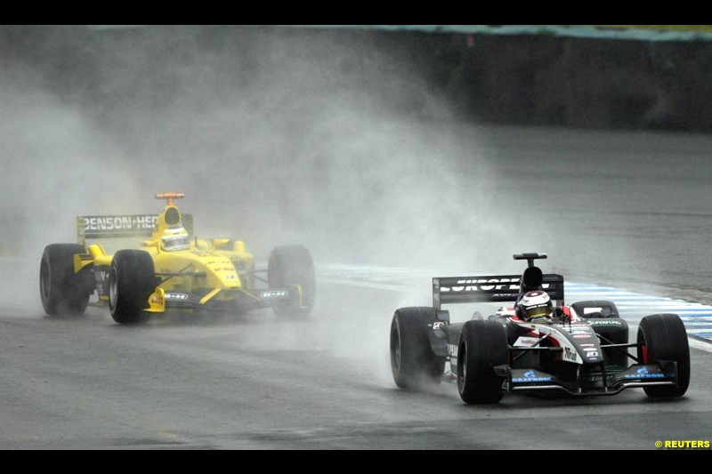 Friday practice for the Brazilian Grand Prix. Interlagos, Sao Paulo. April 4th 2003.