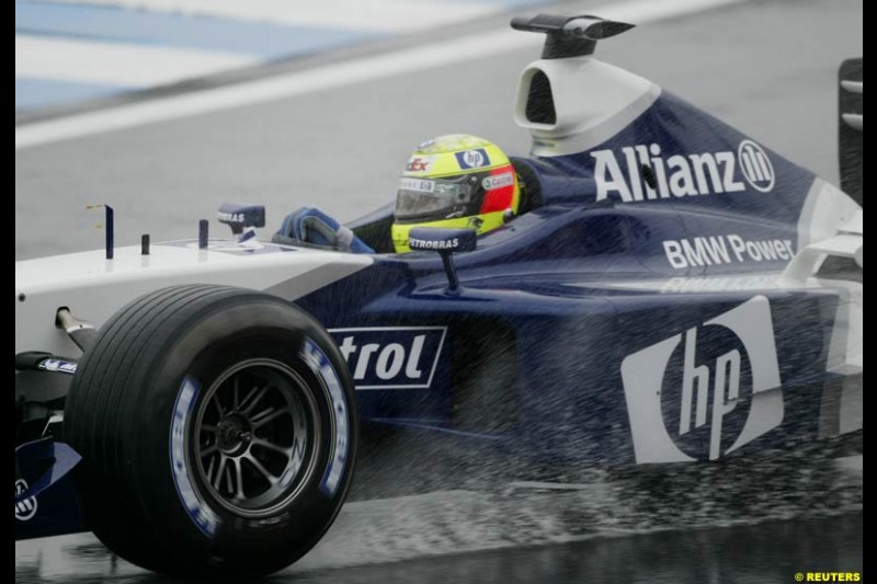 Friday practice for the Brazilian Grand Prix. Interlagos, Sao Paulo. April 4th 2003.