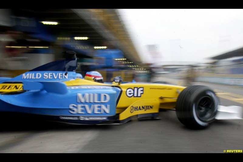 Friday practice for the Brazilian Grand Prix. Interlagos, Sao Paulo. April 4th 2003.