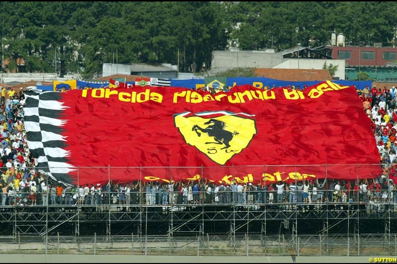 Saturday qualifying for the Brazilian Grand Prix. Interlagos, Sao Paulo, April 5th 2003.